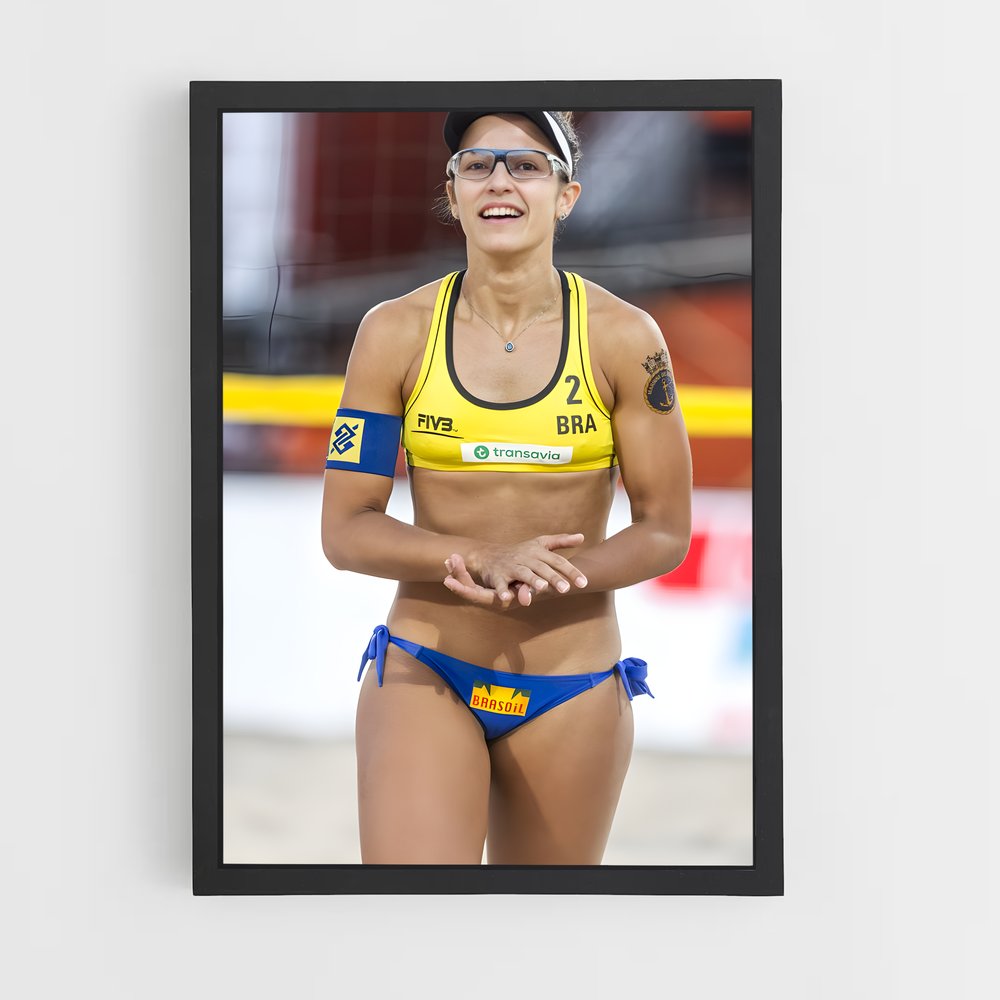 Poster Barbara de seixas – affiche Beach-volley (vue 2)